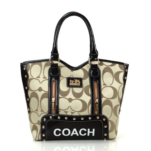 Coach Madison Signs Large Apricot Totes FEM - Click Image to Close